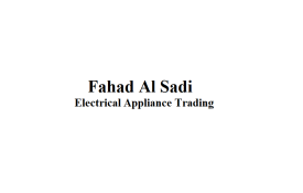 Fahad Al Sadi Electrical Appliance Trading